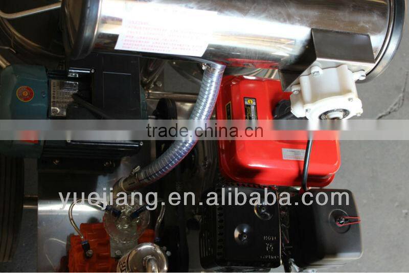 oil and electrical vacuum pump milking machine