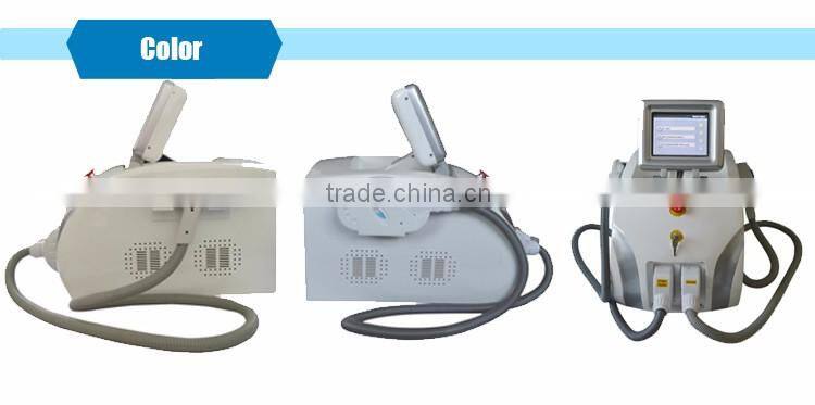 Laser epilator elight nd yag laser home and spa use tattoo removal skin rejuvenation machine