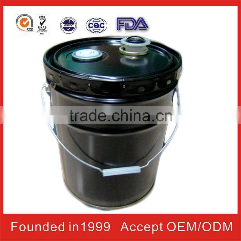 1.5L tall round tin cans in packaging boxes with Chemical fluid for UN,ISO,SGS,CQC