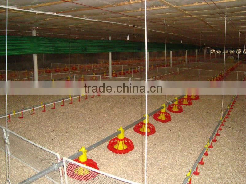 Height Adjustable Automatic Auger Pan Feeder Broiler Machine