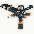 Dual nozzle impulse irrigation rotary sprinkler