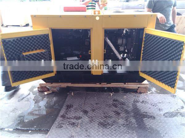Water cooled diesel generating set sound proof big genset 25kva