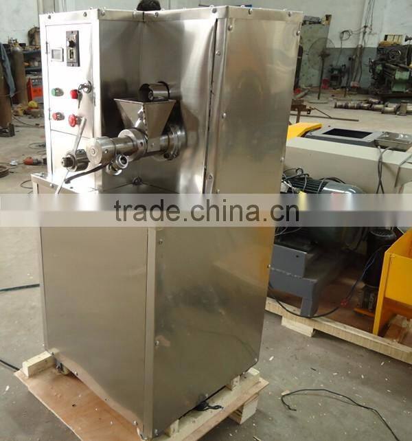 2016 hot sale SS ice cream corn puffing machine/Hollow tube Pop corn puffed/corn puff snack extruder(email:millie@jzzhiyou.com)