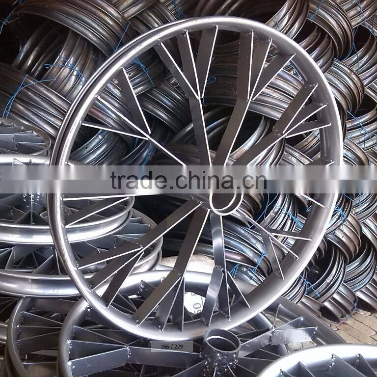 24x2.125 Rubbish cart wheel( Welded steel plate,Heavy-duty cart wheel )