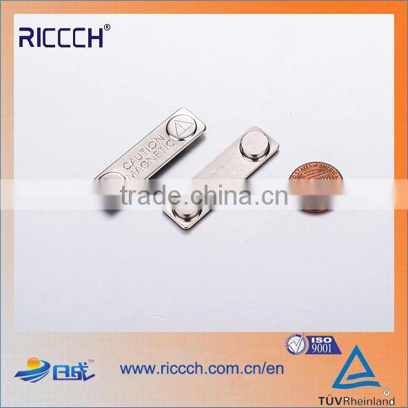 factory direct metal magnetic name badge/tag holder