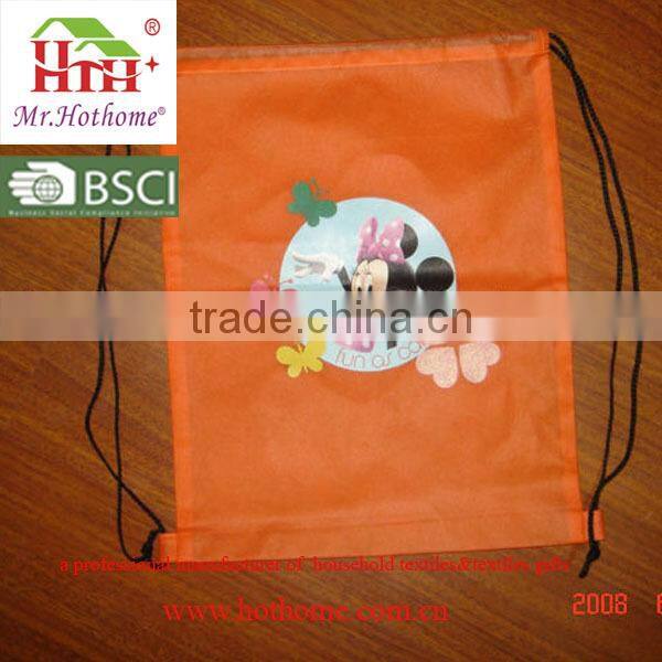 Kids Cool Drawstring Cinch Bag with Safety Reflective Strap