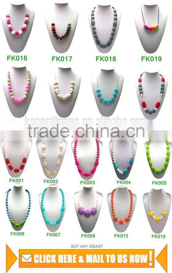 Fashion silicone teether baby gift new year and christmas present