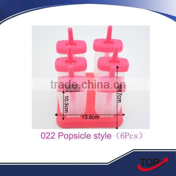 multiple shape plastic Popsicle mold