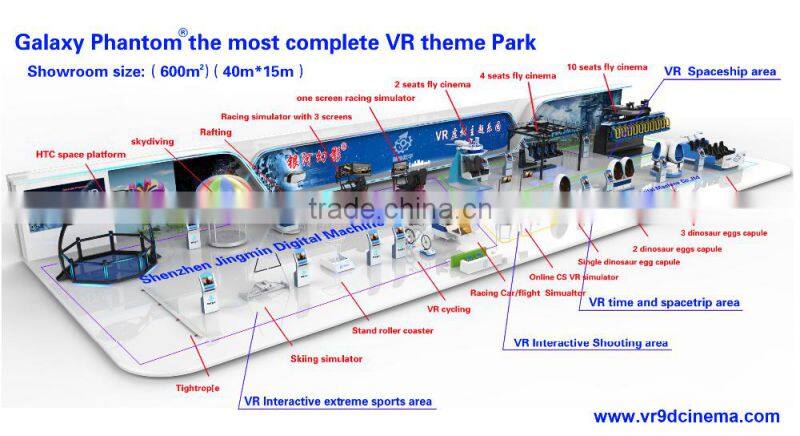 2016 New Special 9D VR / HTC vive interactive virtual reality machine