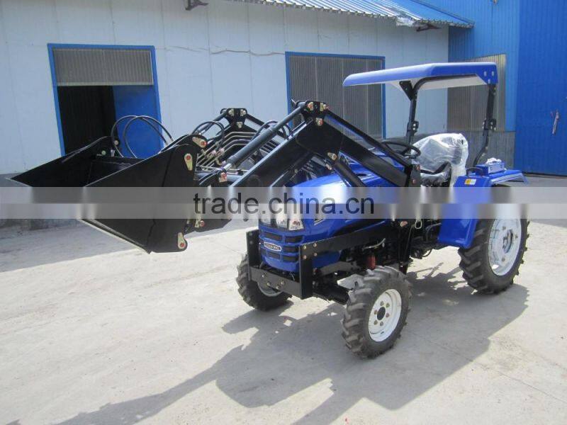 New Condition and CE Certificate 45hp 4WD tractor direct manufacturer front end loader backhoe for hot salle