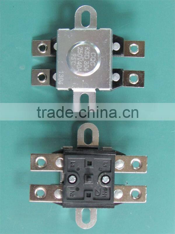 4PIN 2Poles Temperature Control KSD306 55~180 Degree NO/NC 10/15A 250VAC Circuit Breaker