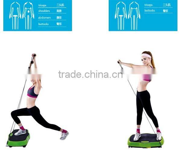 White Color Rubber Mat Whole Body Vibration Machine As Seen On Tv