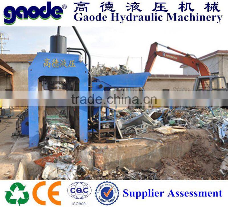 automatic control scrap metal hydraulic baler machine