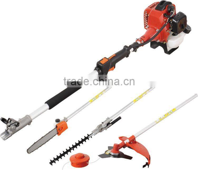4 in 1 gasoline petrol Multi-functional cutter 43 CC pole pruner pole saw pole trimmer