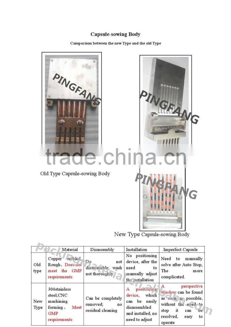New type CGN208-D Semi Automatic Hard Gelatin capsule filling machine manual
