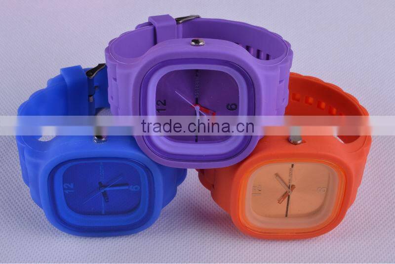Dirt-proof youth induviduality lovely safety  vintage quartz silicone watches