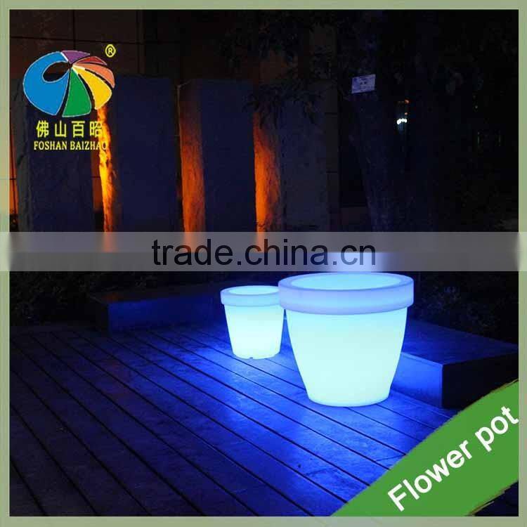 nursery pot wholesale concrete planters concrete pot led flower pot lighting night
