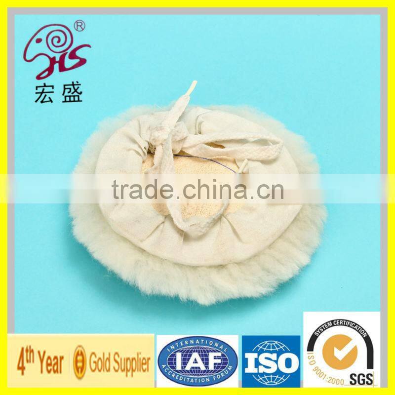 hongsheng product 100% Australian wool nylon tape Backing Diamond Polishing Pads china factory