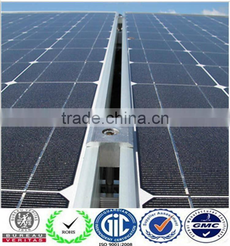 Anodized black diffrent sizes aluminium pv frame