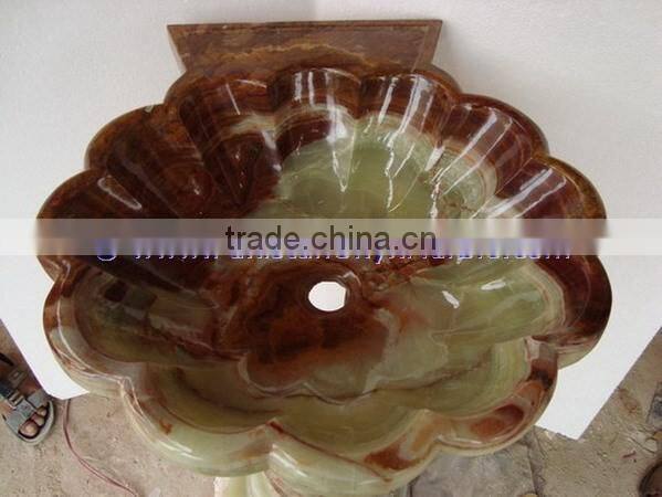 POPULAR STYLE MULTI GREEN ONYX SINKS BASINS COLLECTION