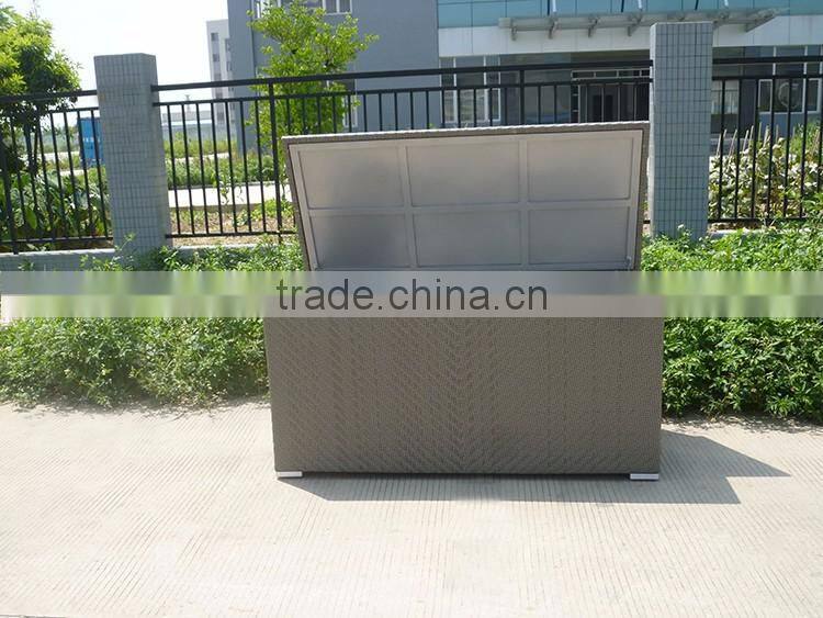 Outdoor Garden Rattan Box For Cushion