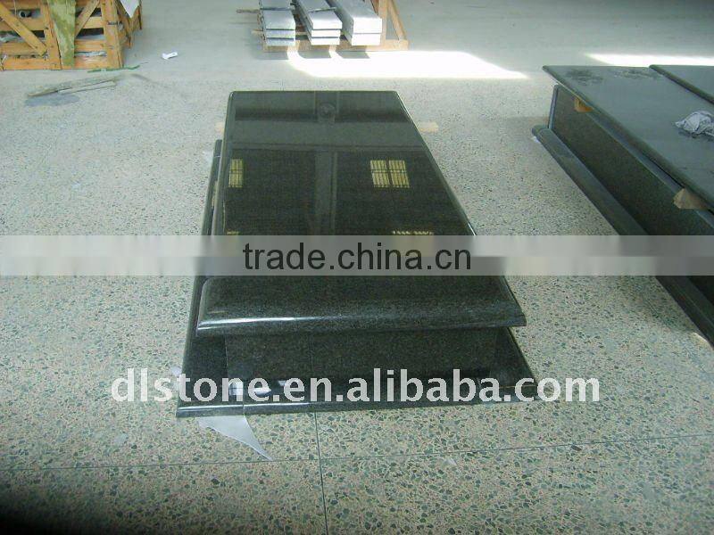 Impala black granite tombstones and monuments
