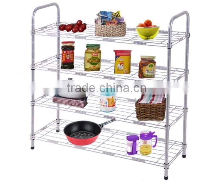 vivinature metal wire 16Pair Shoe Rack, White