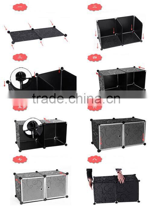 Eight Lattice Grid Wardrobe With Shoe Storage Cabinets DIY Variety Bedroom Wardrobe Lockers