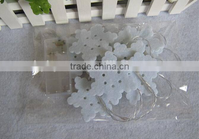 Wholesale outdoor decoration lights Christmas LED felt icicle light