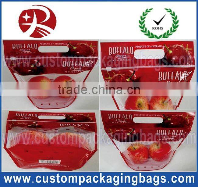 Co-extruded Slider Pouch Standing Pouch Grapes Zipper Laminated Bunch Bag