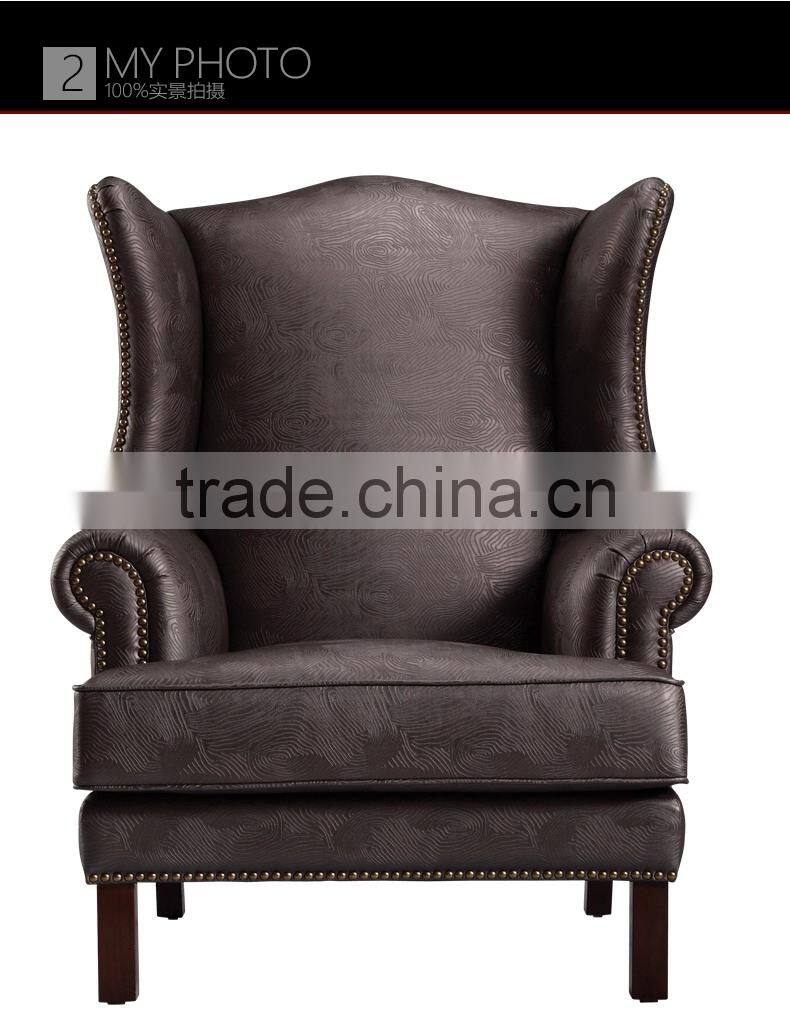 Classic European style leisure lazy sofa chair for hotel restauant office bedroom