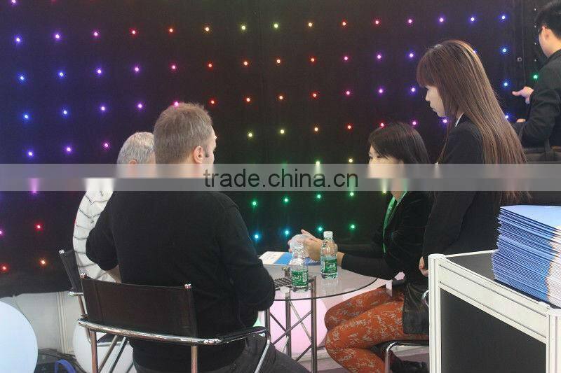 rgb stage lighting deco LED star black cloth