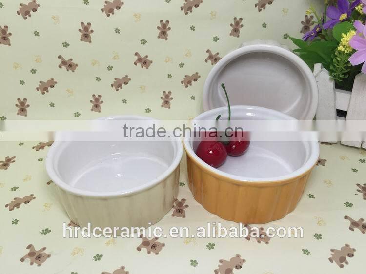 China manufacturer stocked stoneware ice cream bowl,ceramic ice cream cup
