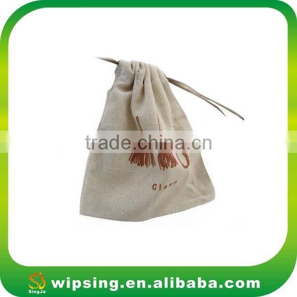 Promotional Gift Cotton Calico Drawstring Bag
