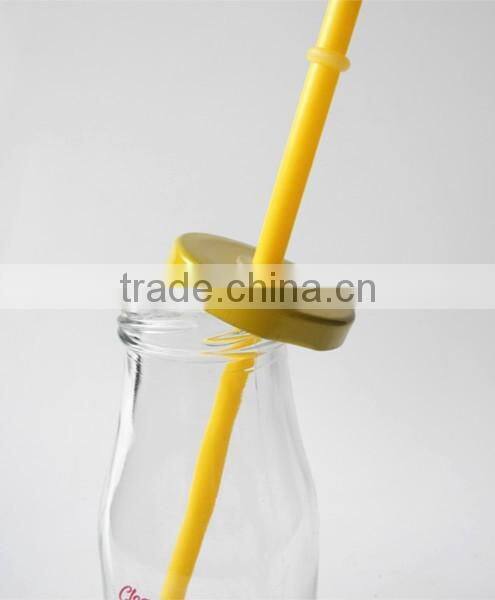 fashion 250ml starbucks type mango juice glass beverage bottle