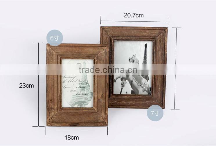 zakka home decor wooden photo picture frame