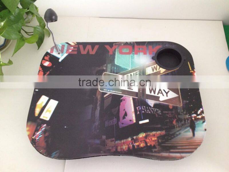 New York Street Laptop Desk With LED Light And Cushion