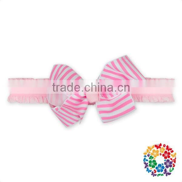 Accessory Set Girls Gift Box Packing Heaband 3Pcs Pink Nylon Headbands