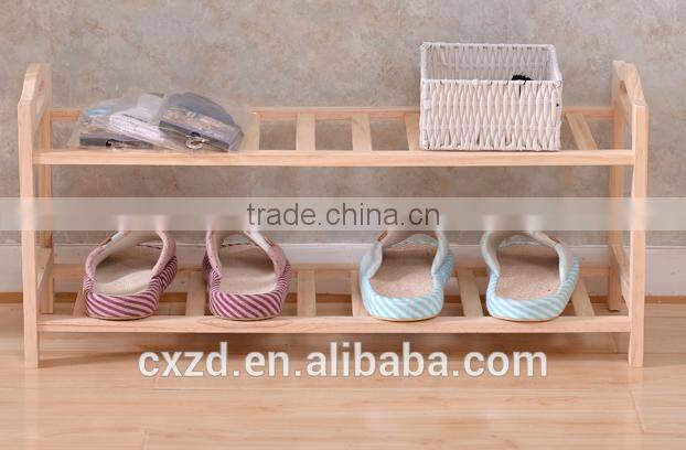 simple design cheap modern wooden shoe rack