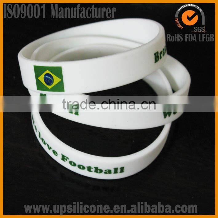 silicone rubber wristband for football game/basketball game