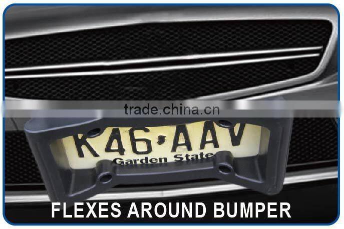 Front Car Bumper Protection, Ultimate Front Bumper Guard. Front Bumper Protection License Plate Frame. Tougher Than Stee