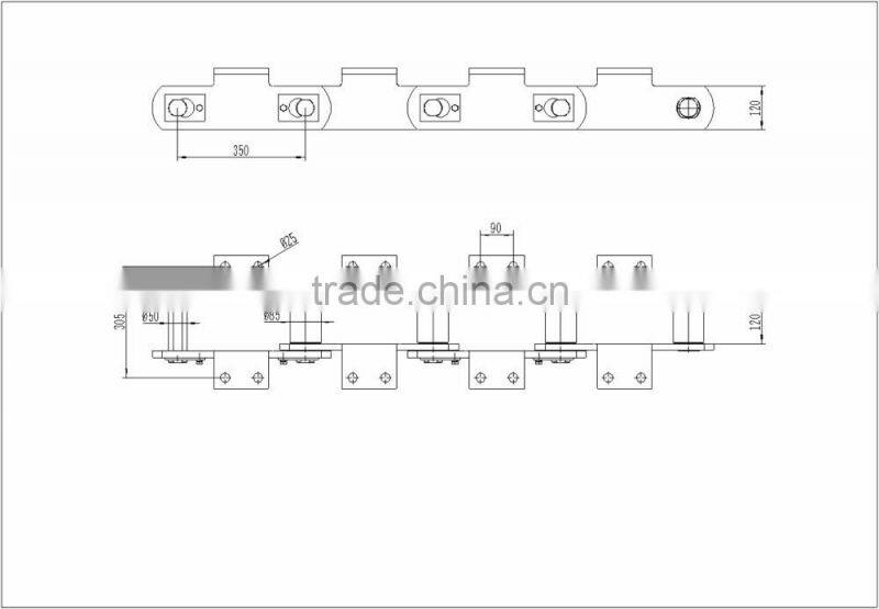 Apron feeder Conveyor Chain ( WB1800 )