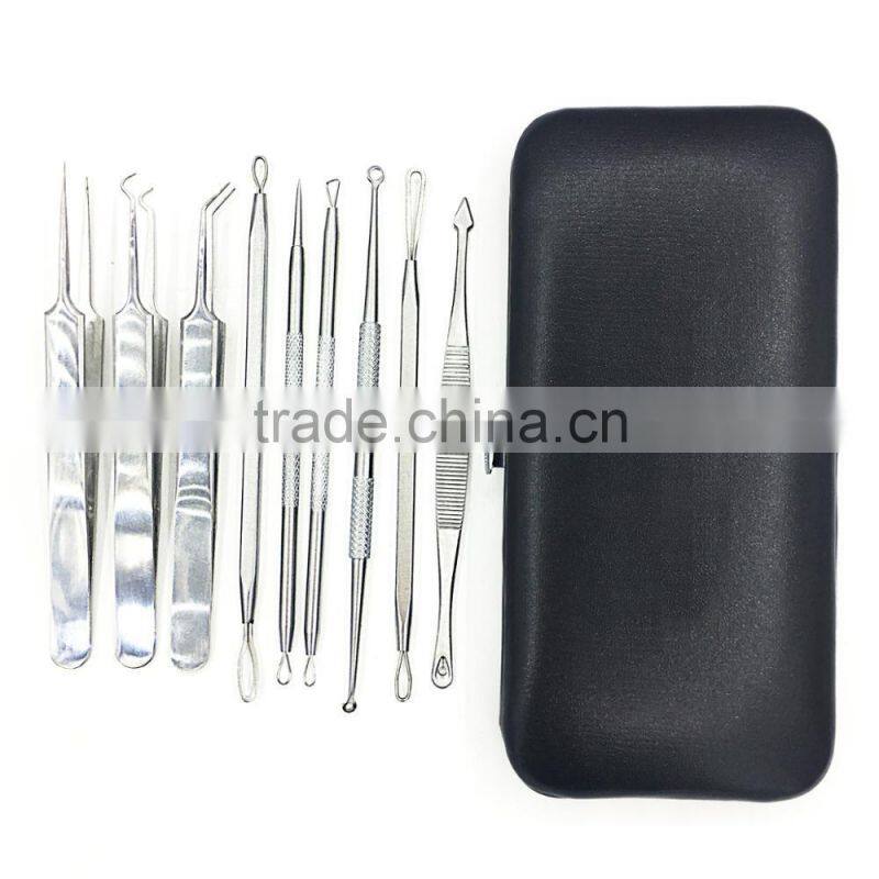 2017 hot sale blackhead remover tweezer kit as seen on tv