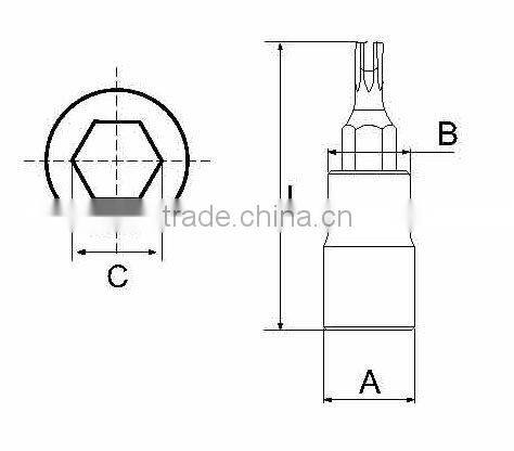 1/2DR Bit Socket Hand Tool