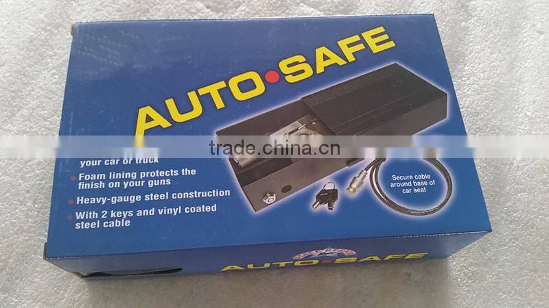 Secure Concealment Safe Box with Lock and Vinyl Steel Cable