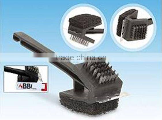 Good Quality BBQ Tools Folding BBQ Cleaning Brush