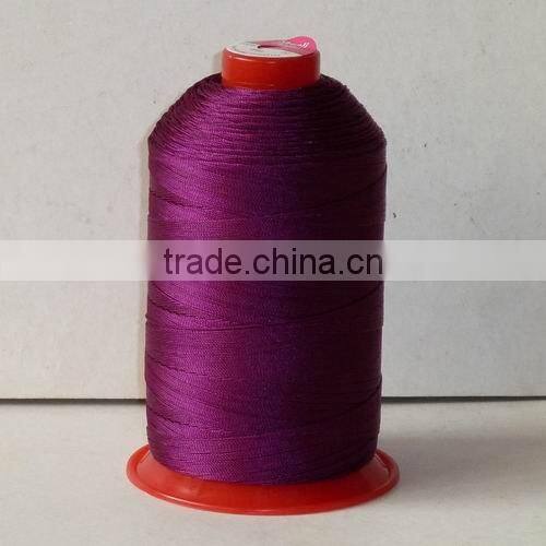 High Tenacity Polyester Bonded Thread leather sewing thread bonded filament polyester bonded sewing thread 100% polyester bonded