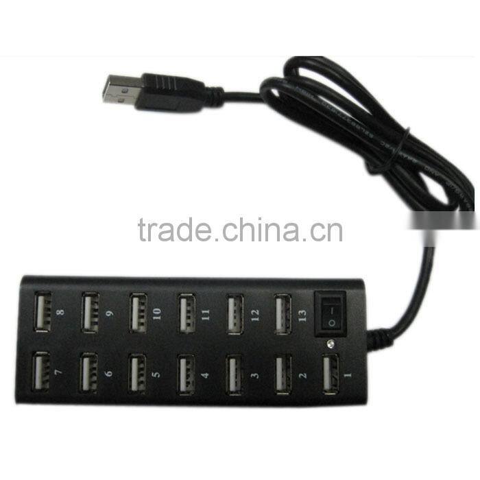 USB 2.0 13 Ports HUB with switch