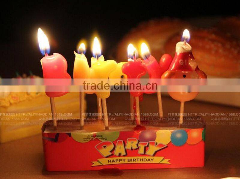 Carton Boy and Girl Shape Birthday Candle for Children