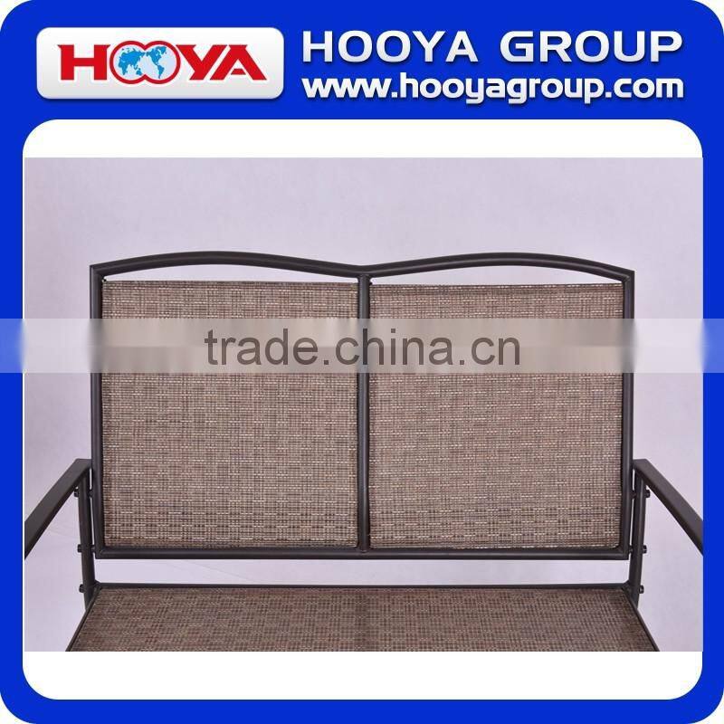 Iron outdoor double cheap leisure chair